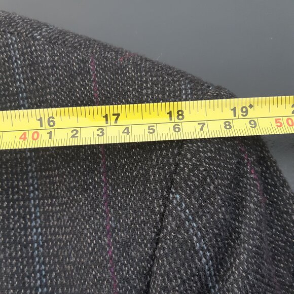 Anthony's of London Charcoal SZ 44 R Wool Men's Blazer Sport Jacket - Picture 11 of 16